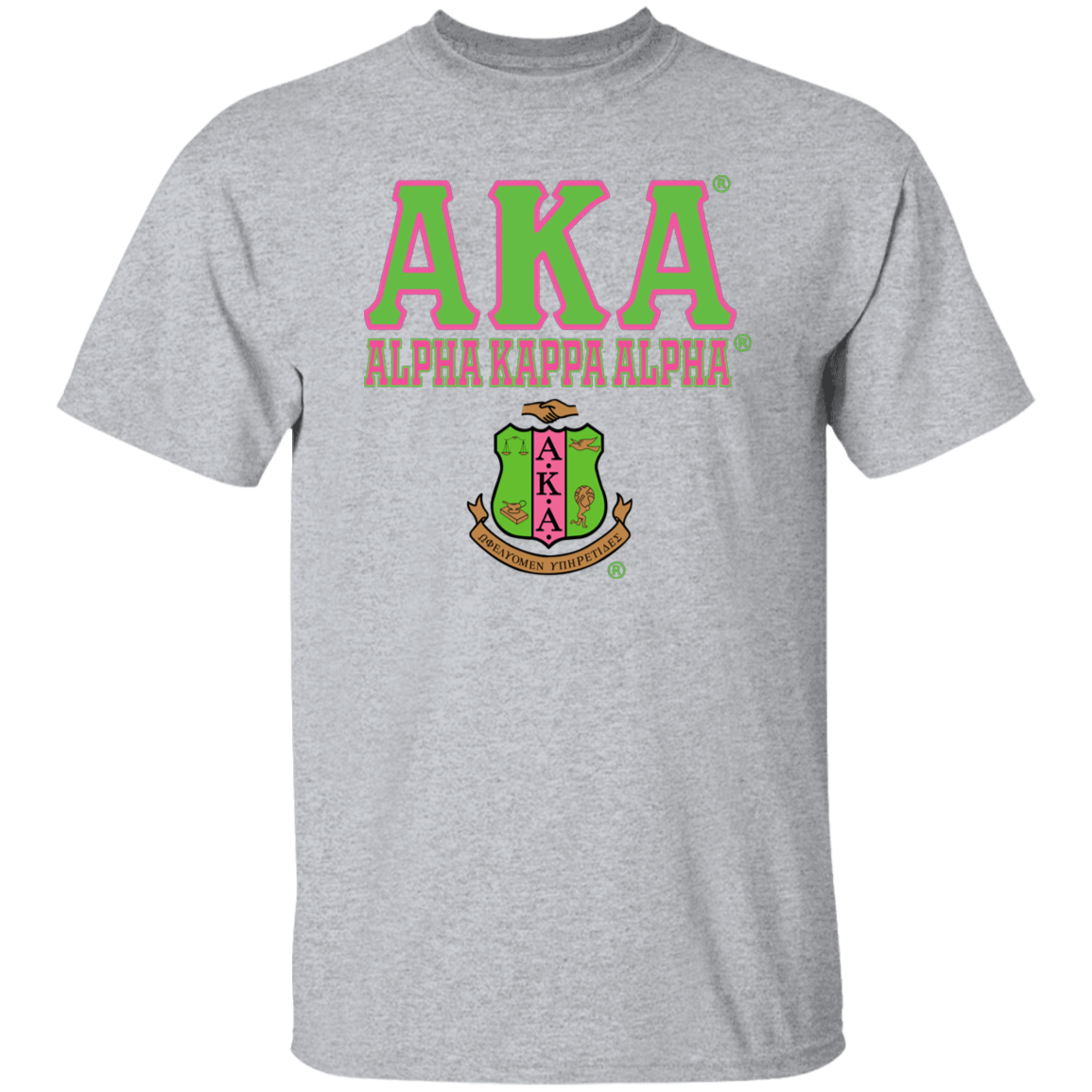 Alpha Kappa Alpha Screen Printed T-Shirt