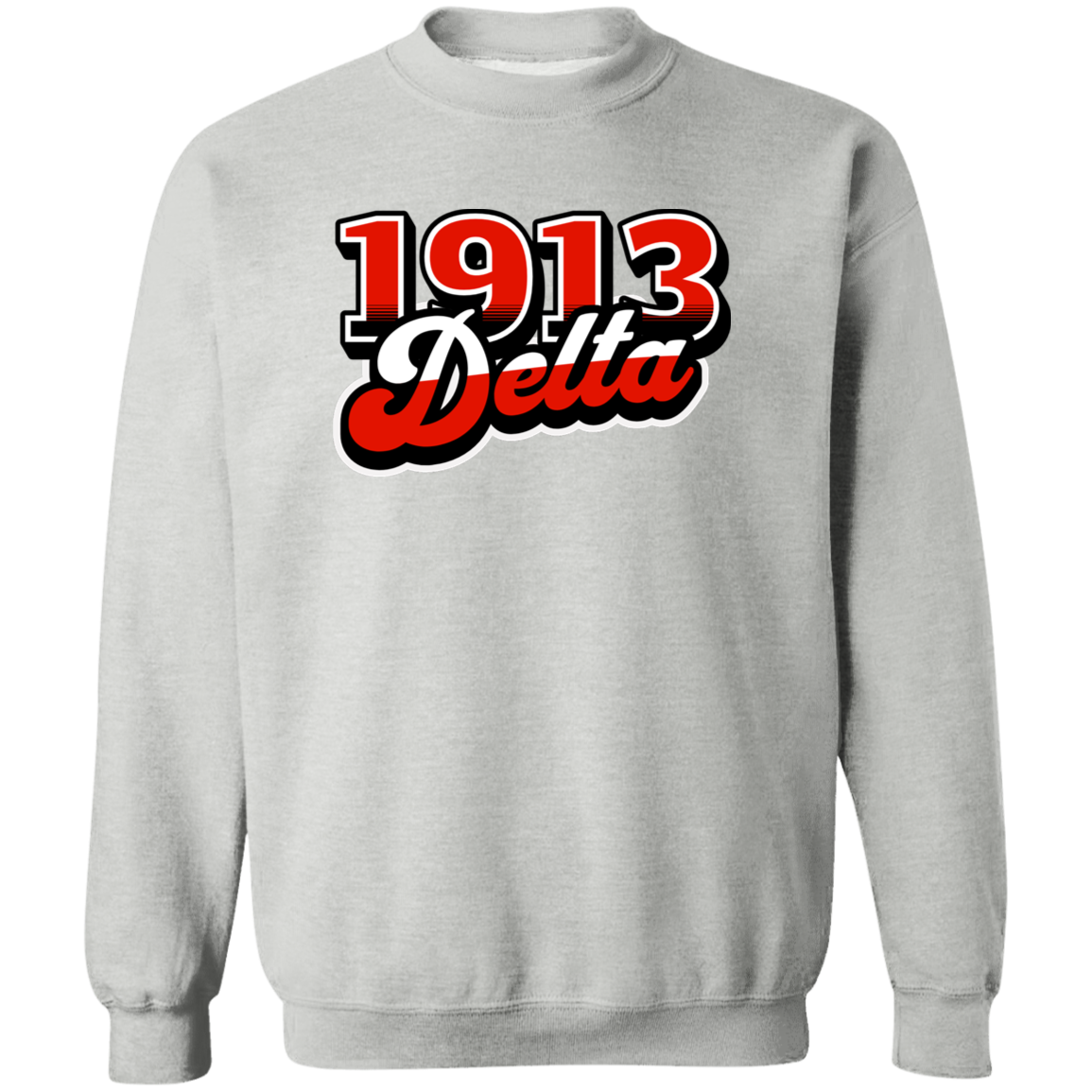 G180 Crewneck Pullover Sweatshirt - My Greek Letters