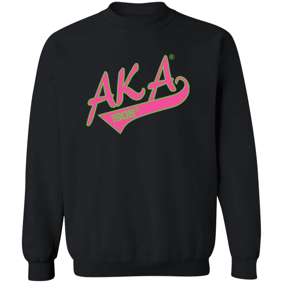 Alpha Kappa Alpha Screen Printed Crewneck Sweatshirt