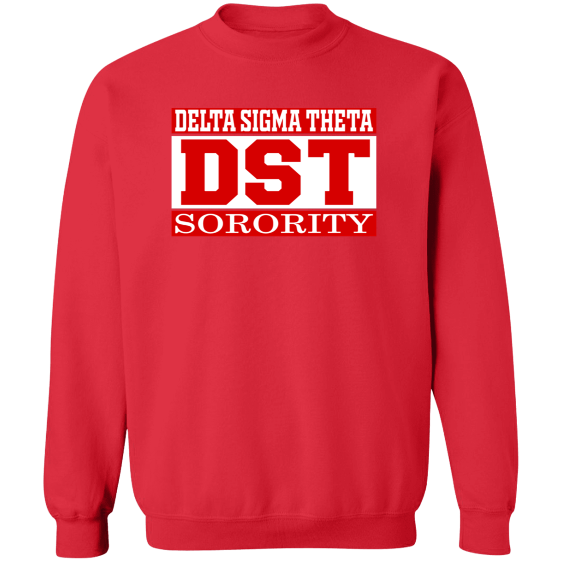 Delta Sigma Theta Sweatshirt Paraphernalia Screen Printed Unisex