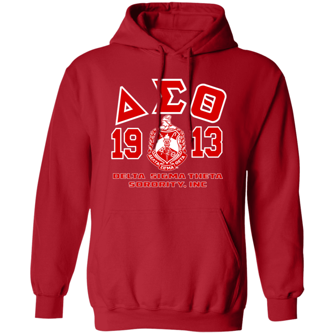 Delta Sigma Theta Hoodie Paraphernalia Screen Printed Unisex