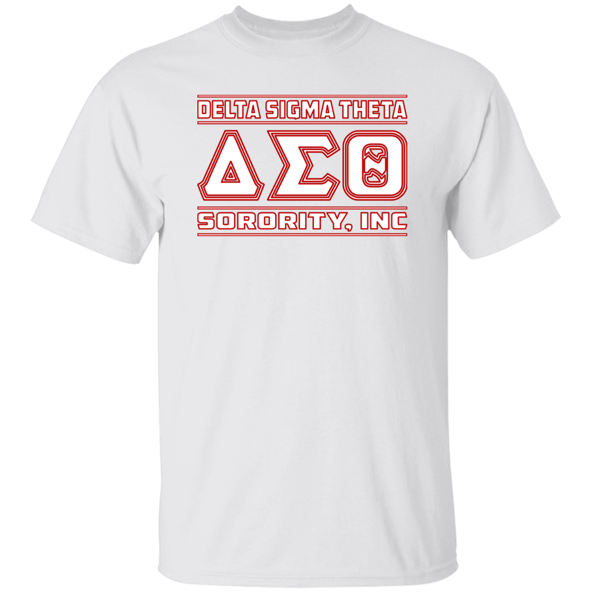 Delta Sigma Theta T-Shirt Paraphernalia Screen Printed Unisex