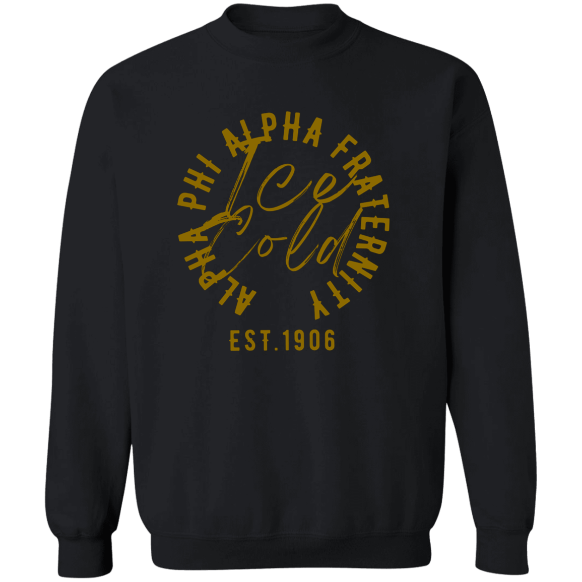 Alpha Phi Alpha Black Ice Collection Sweatshirt ed. 1 - My Greek Letters