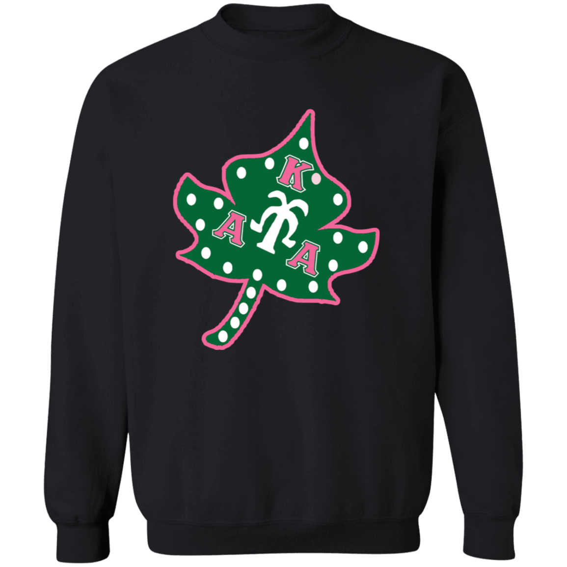 Alpha Kappa Alpha Screen Printed Crewneck Sweatshirt