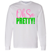 Alpha Kappa Alpha Screen Printed Long Sleeve
