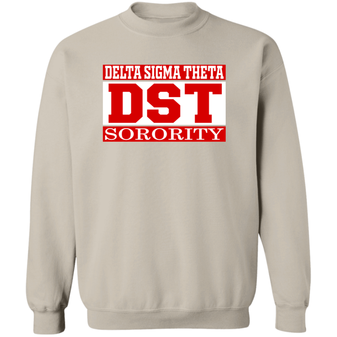 Delta Sigma Theta Sweatshirt Paraphernalia Screen Printed Unisex