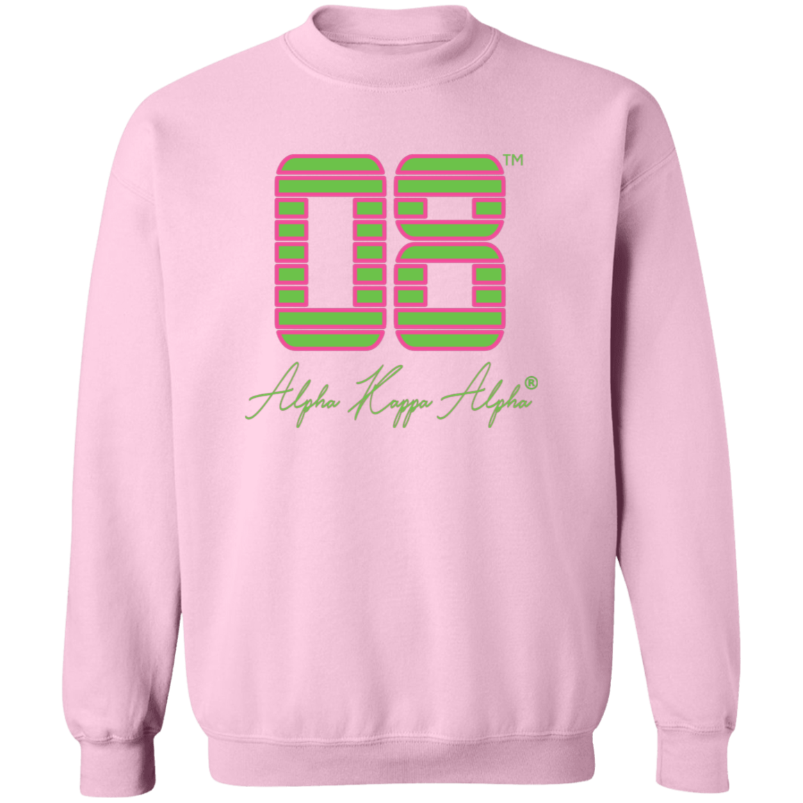 Alpha Kappa Alpha Crewneck Pullover Sweatshirt