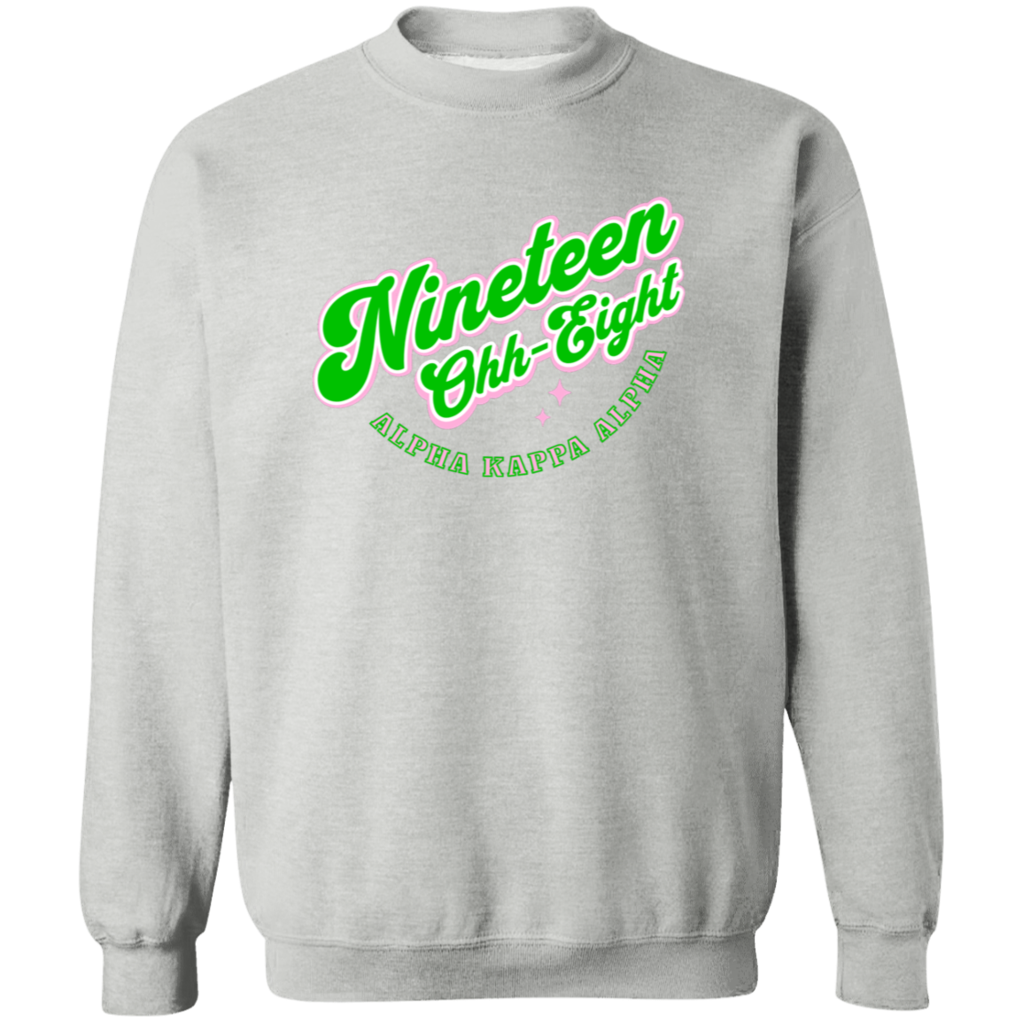 Alpha Kappa Alpha Crewneck Pullover Sweatshirt - My Greek Letters