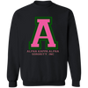Alpha Kappa Alpha Screen Printed Crewneck Sweatshirt