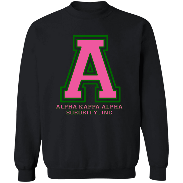 Alpha Kappa Alpha Screen Printed Crewneck Sweatshirt