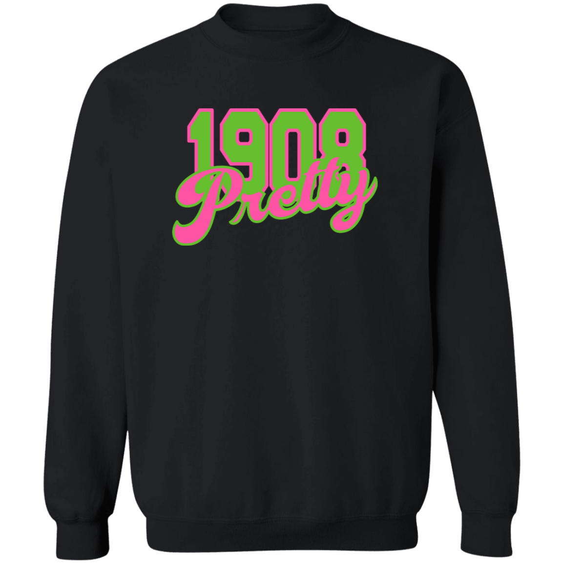 Alpha Kappa Alpha Screen Printed Crewneck Sweatshirt