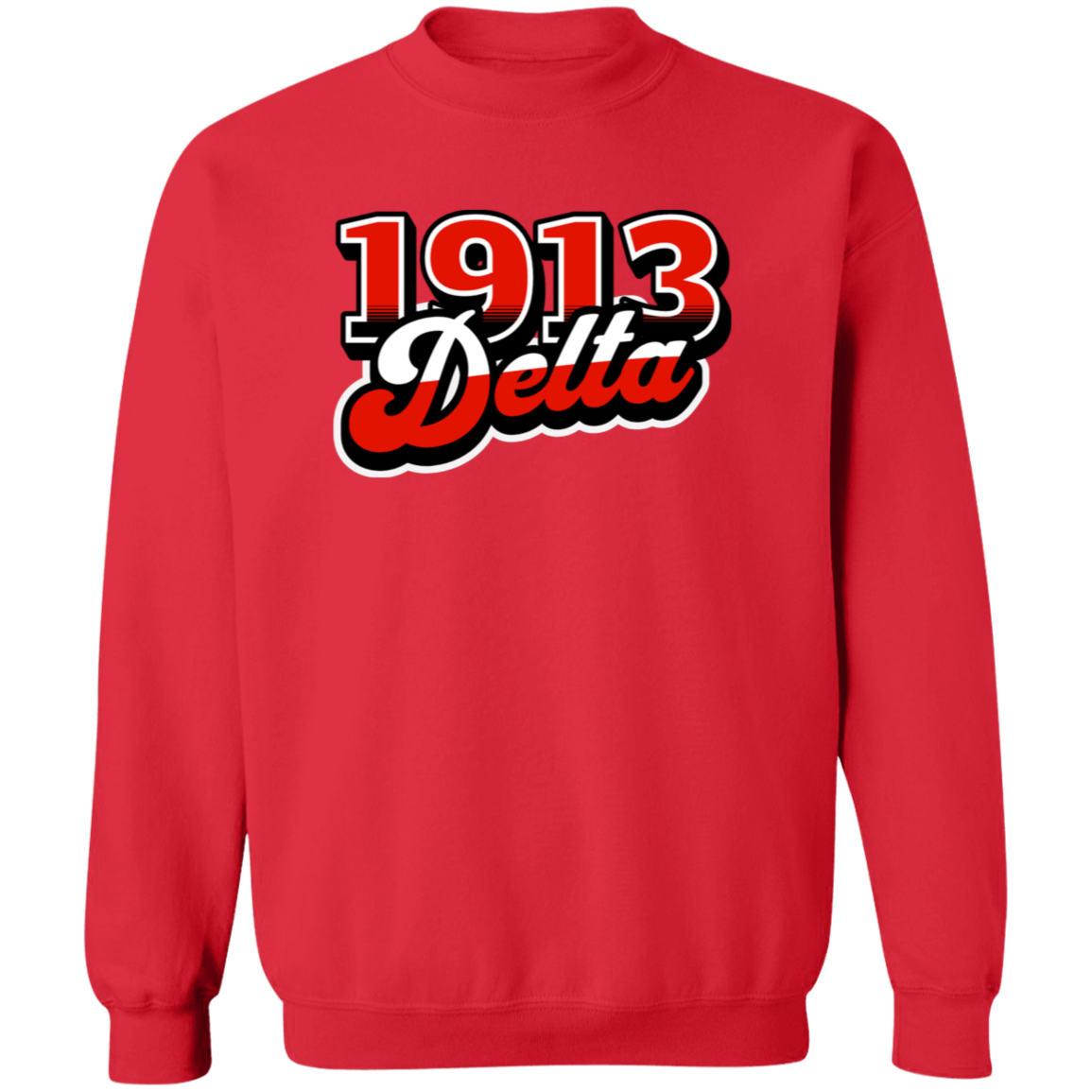 Delta Sigma Theta Sweatshirt Paraphernalia Screen Printed Unisex