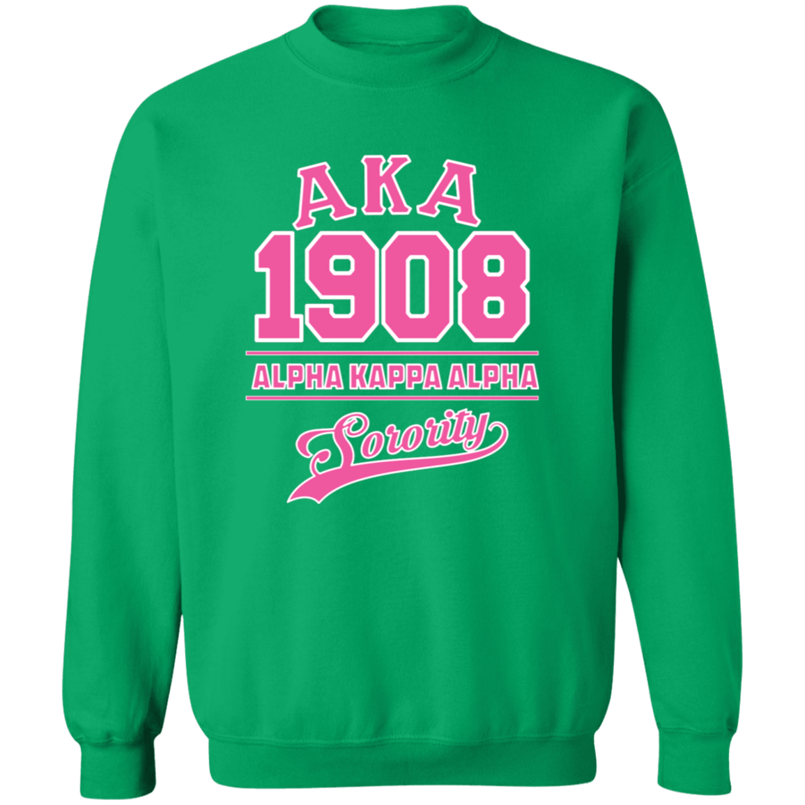 Alpha Kappa Alpha Screen Printed Crewneck Sweatshirt