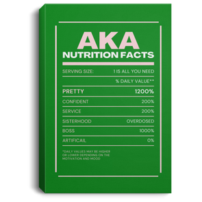 Alpha Kappa Alpha Canvas Canvas