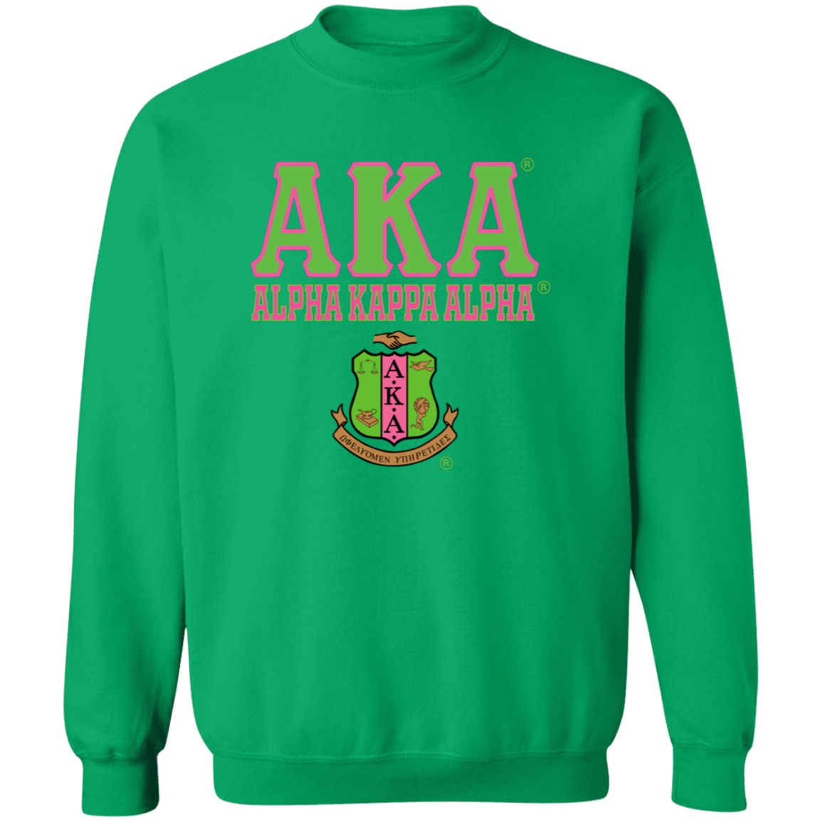 Alpha Kappa Alpha Crewneck Pullover Sweatshirt