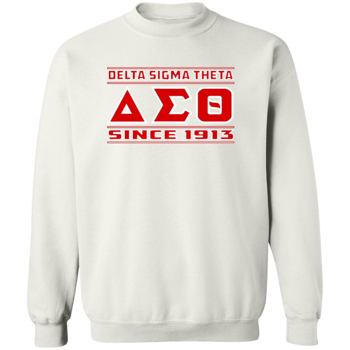 Delta Sigma Theta Sweatshirt Paraphernalia Screen Printed Unisex