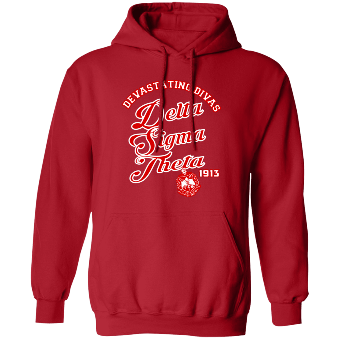 Delta Sigma Theta Hoodie Paraphernalia Screen Printed Unisex