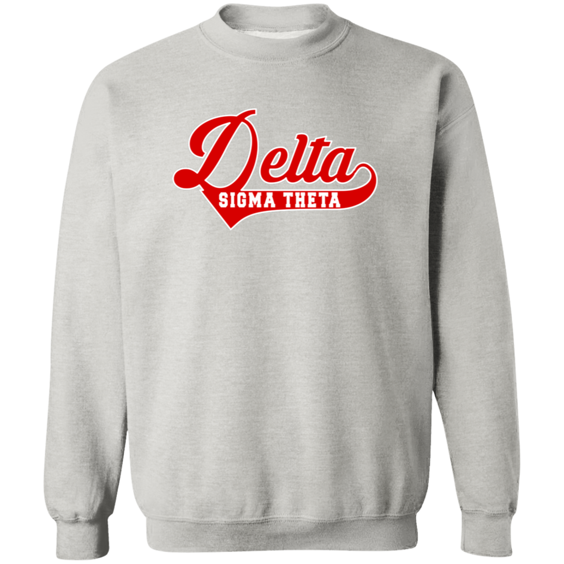 Delta Sigma Theta Sweatshirt Paraphernalia Screen Printed Unisex