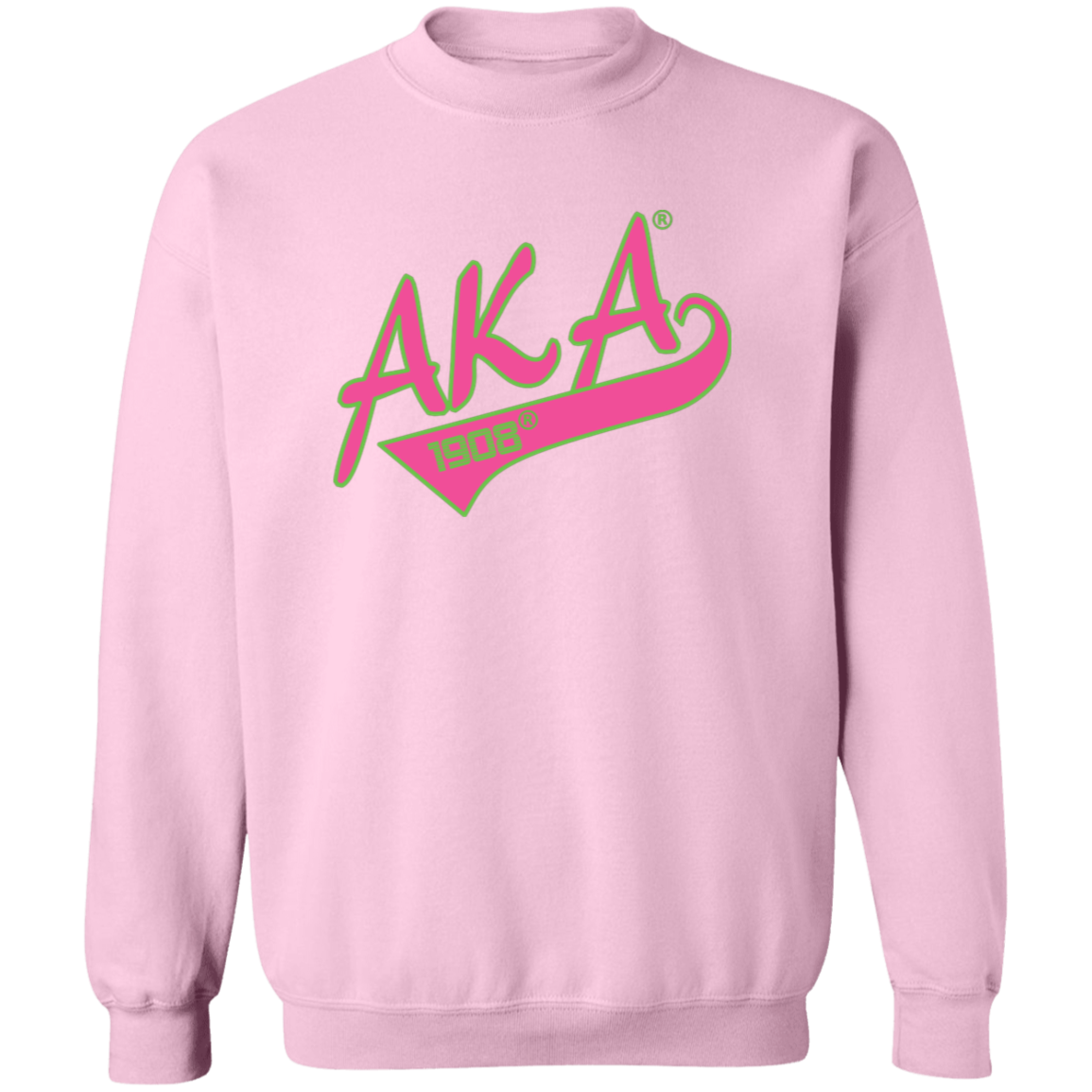 Alpha Kappa Alpha Screen Printed Crewneck Sweatshirt