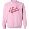 Alpha Kappa Alpha Screen Printed Crewneck Sweatshirt