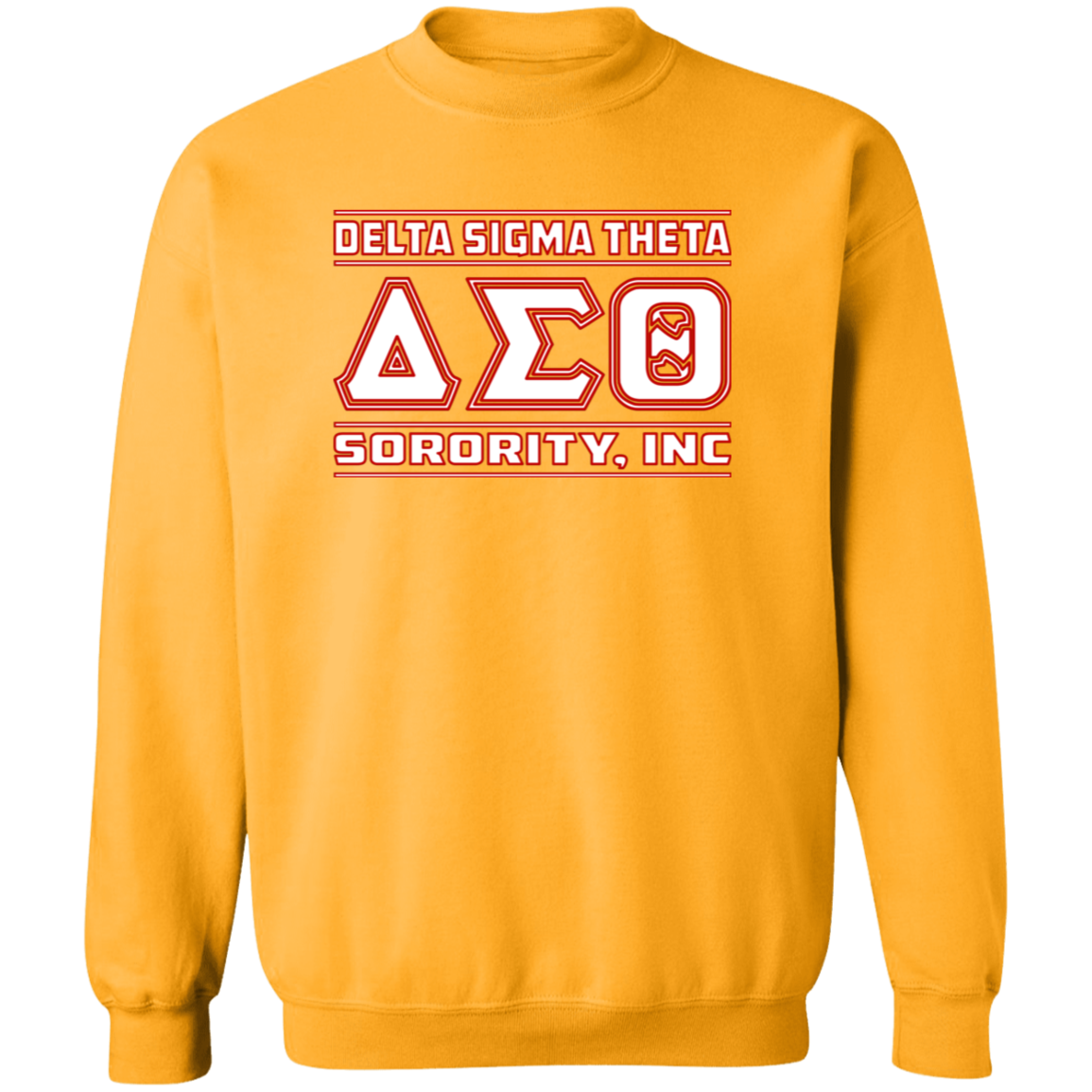 Delta Sigma Theta Sweatshirt Paraphernalia Screen Printed Unisex