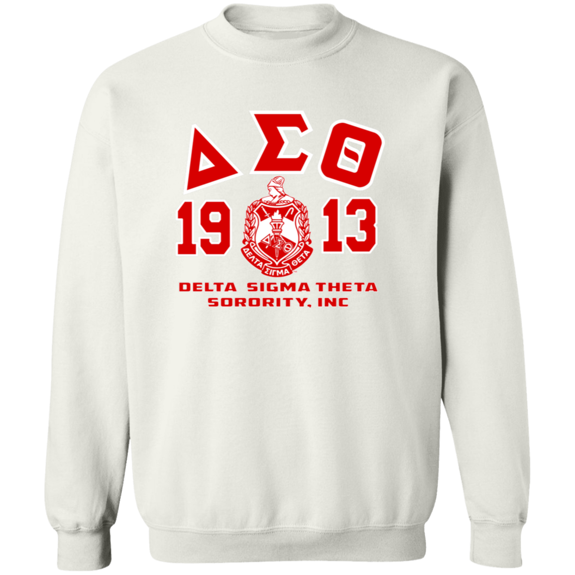 Delta Sigma Theta Sweatshirt Paraphernalia Screen Printed Unisex