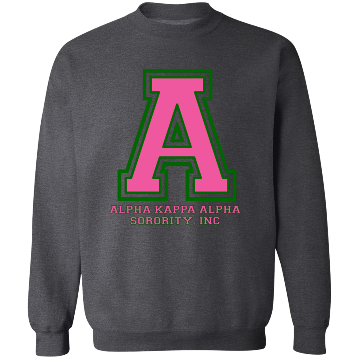 Alpha Kappa Alpha Screen Printed Crewneck Sweatshirt