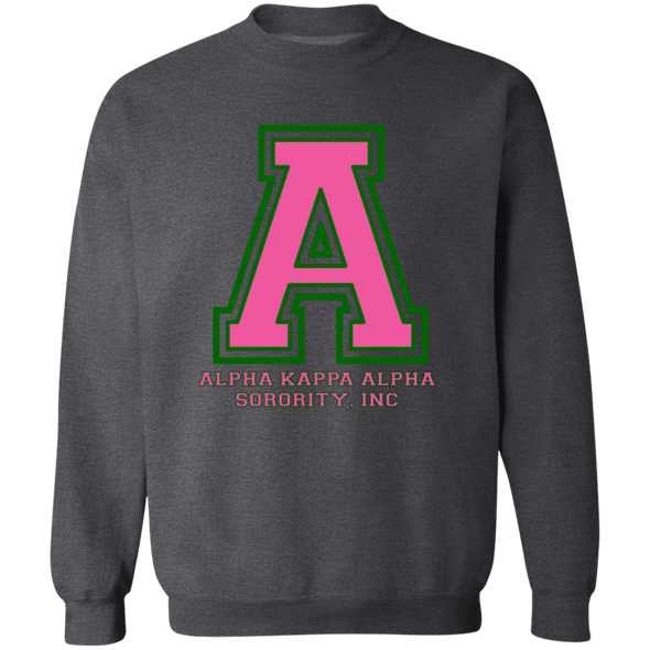 Alpha Kappa Alpha Screen Printed Crewneck Sweatshirt