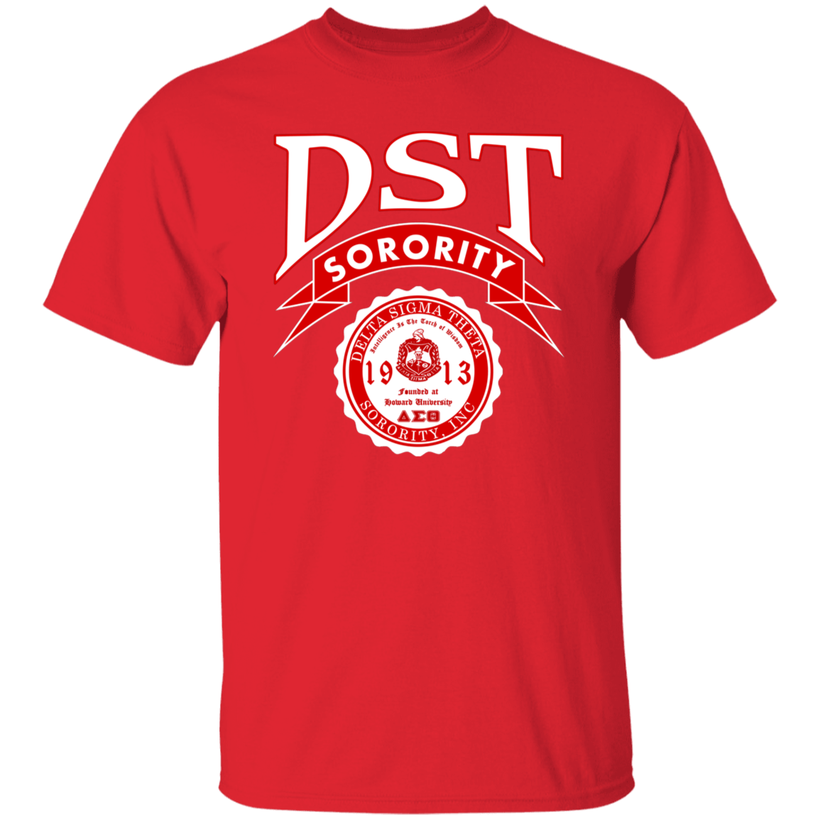 Delta Sigma Theta T-Shirt Paraphernalia Screen Printed Unisex