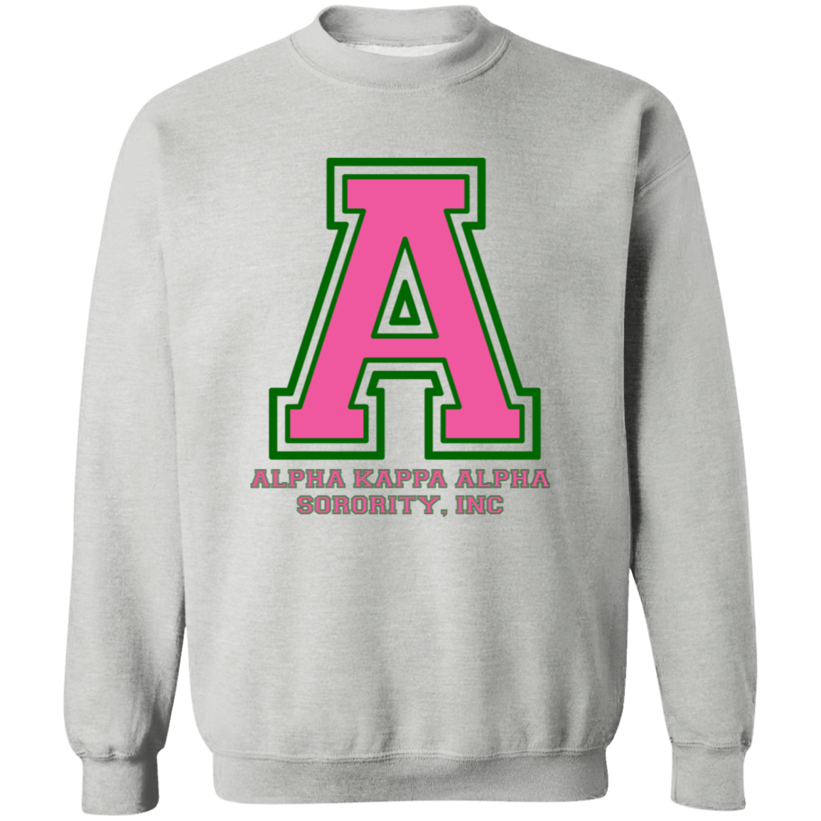 Alpha Kappa Alpha Screen Printed Crewneck Sweatshirt