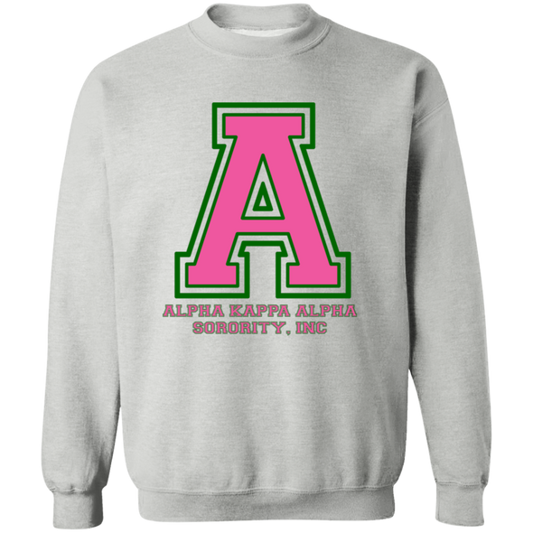 Alpha Kappa Alpha Screen Printed Crewneck Sweatshirt