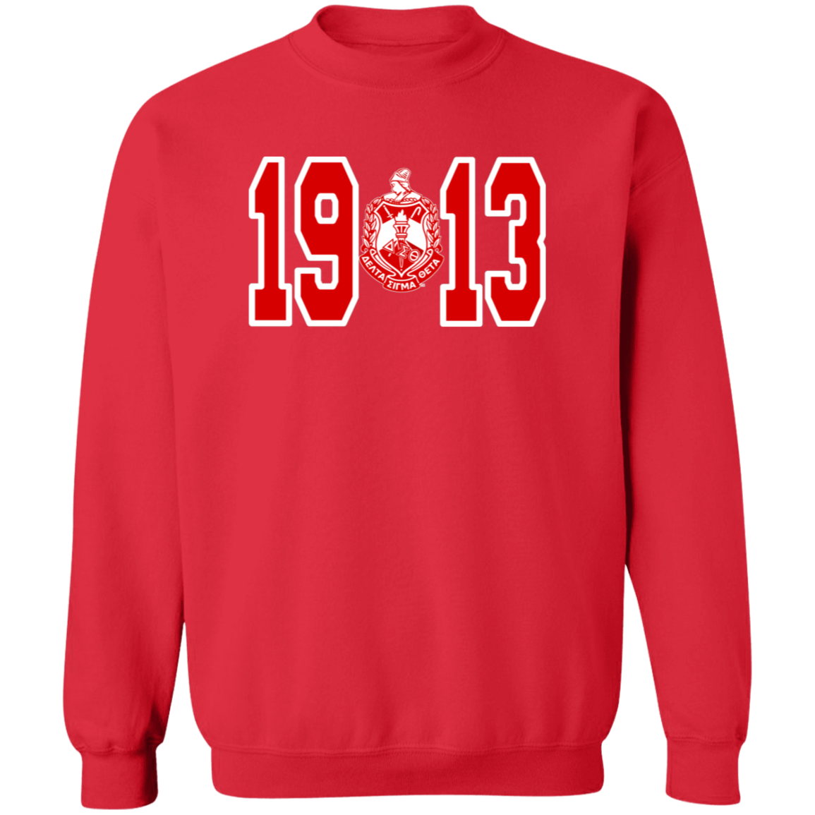 Delta Sigma Theta Sweatshirt Paraphernalia Screen Printed Unisex