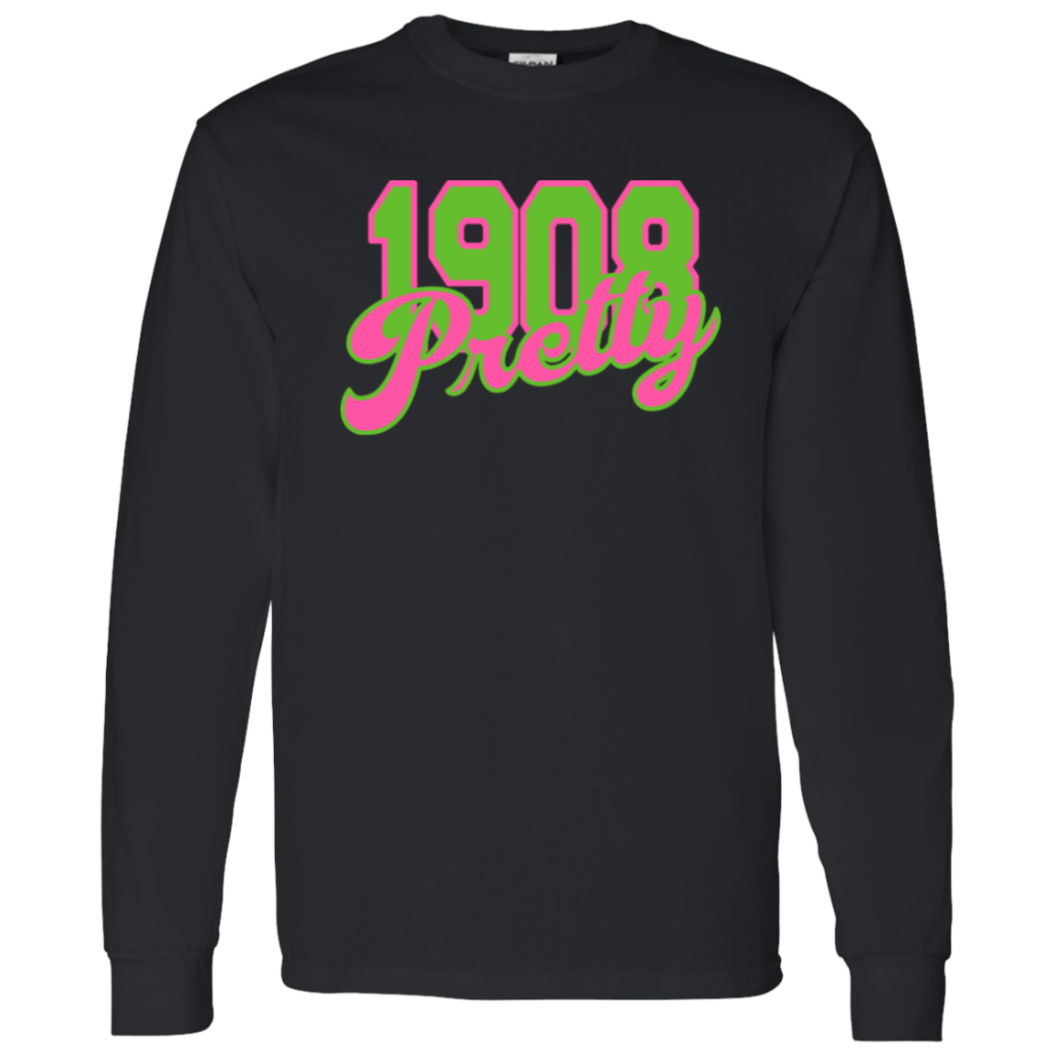 Alpha Kappa Alpha Screen Printed Long Sleeve