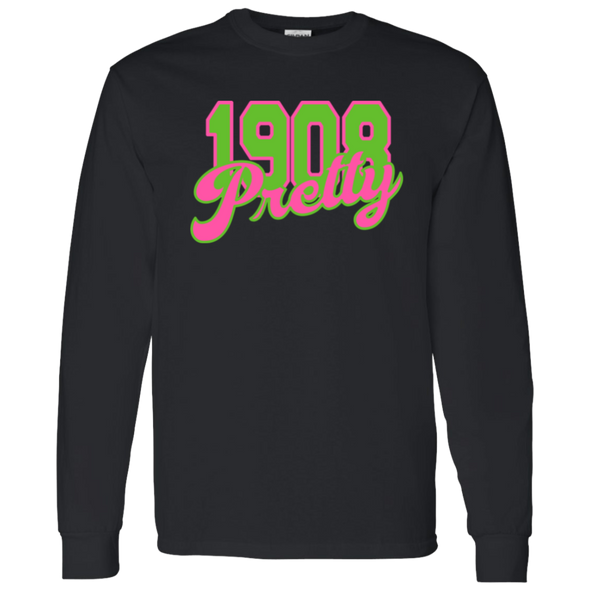 Alpha Kappa Alpha Screen Printed Long Sleeve