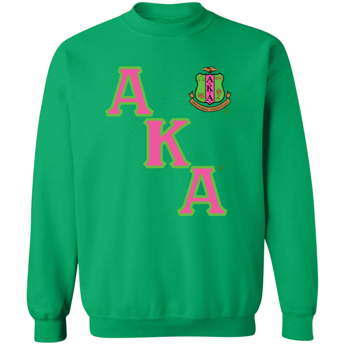 Alpha Kappa Alpha Crewneck Pullover Sweatshirt
