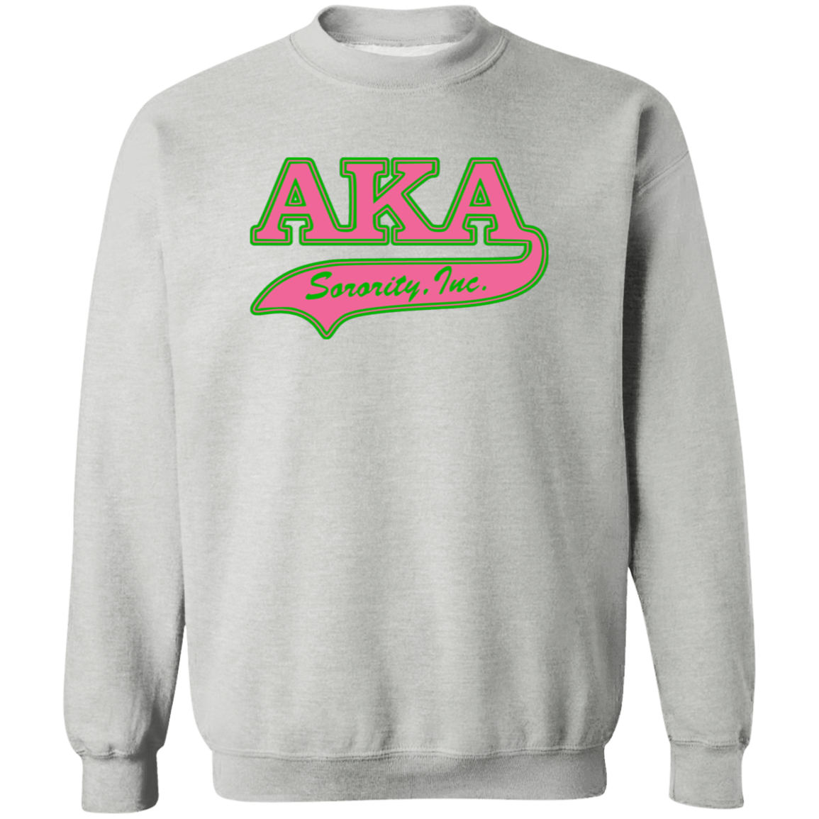 Alpha Kappa Alpha Screen Printed Crewneck Sweatshirt