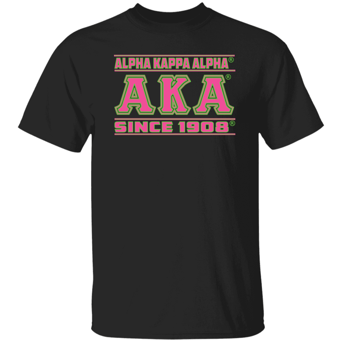 Alpha Kappa Alpha Screen Printed T-Shirt