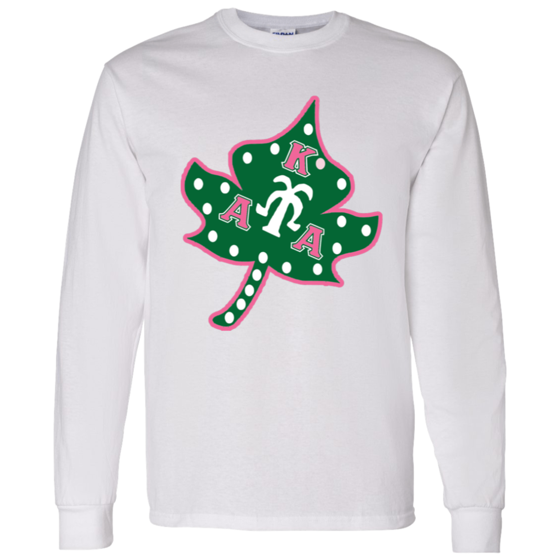 Alpha Kappa Alpha Screen Printed Long Sleeve
