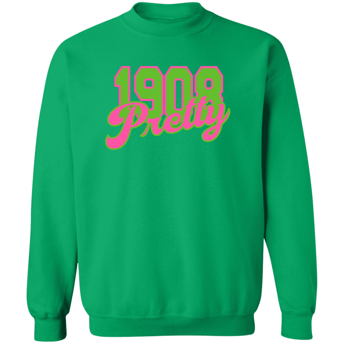 Alpha Kappa Alpha Screen Printed Crewneck Sweatshirt