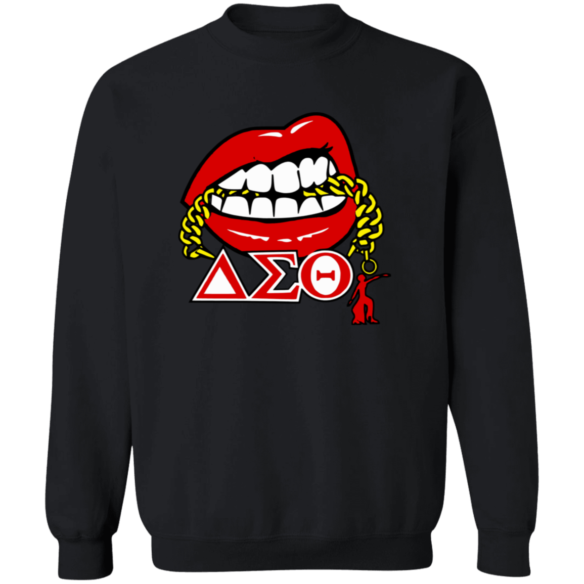 Delta Sigma Theta Sweatshirt Paraphernalia Screen Printed Unisex