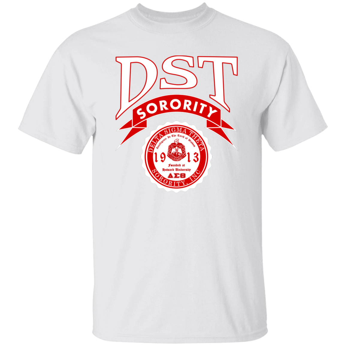 Delta Sigma Theta T-Shirt Paraphernalia Screen Printed Unisex