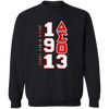 Delta Sigma Theta Sweatshirt Paraphernalia Screen Printed Unisex