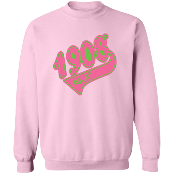 Alpha Kappa Alpha Screen Printed Crewneck Sweatshirt