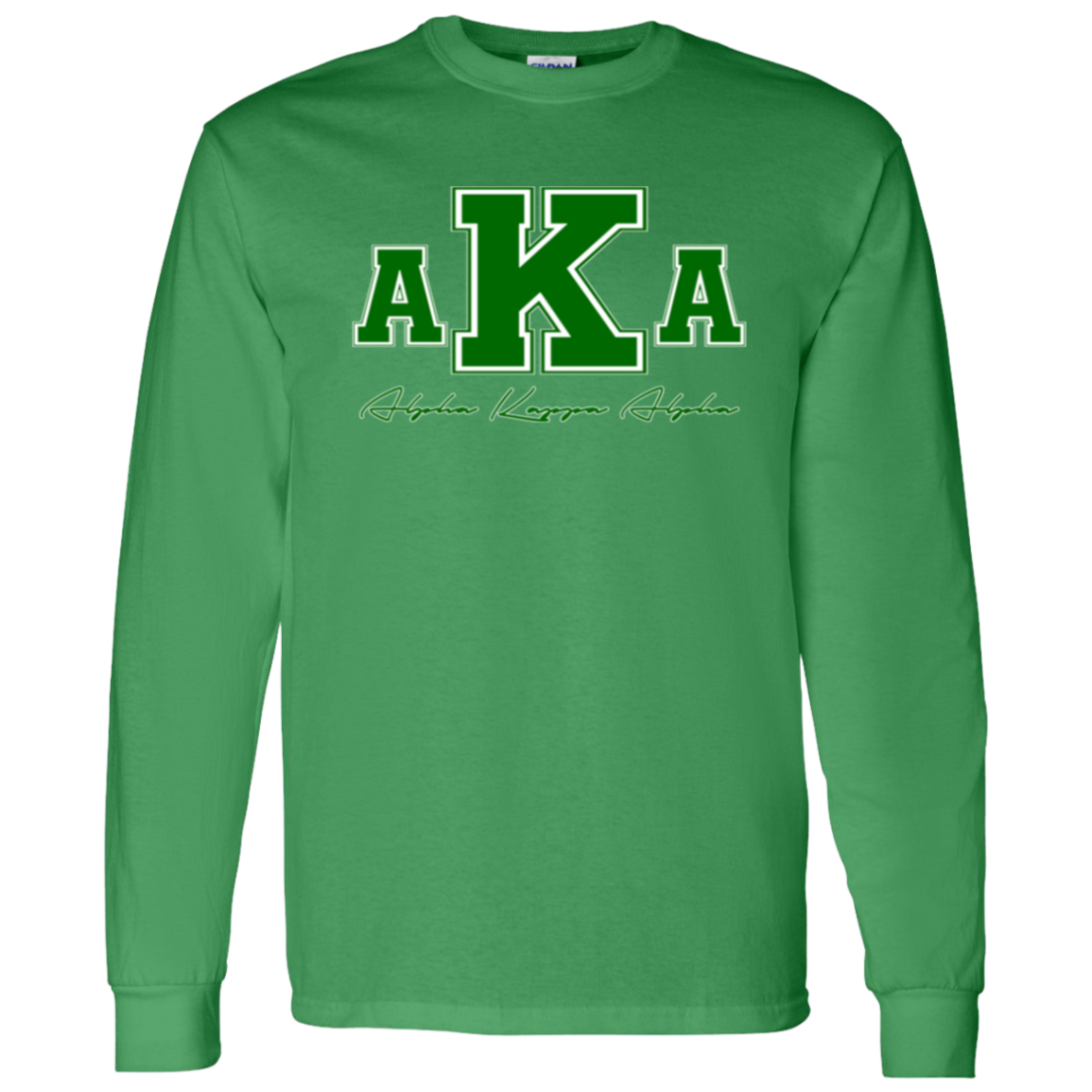 Alpha Kappa Alpha Screen Printed Long Sleeve