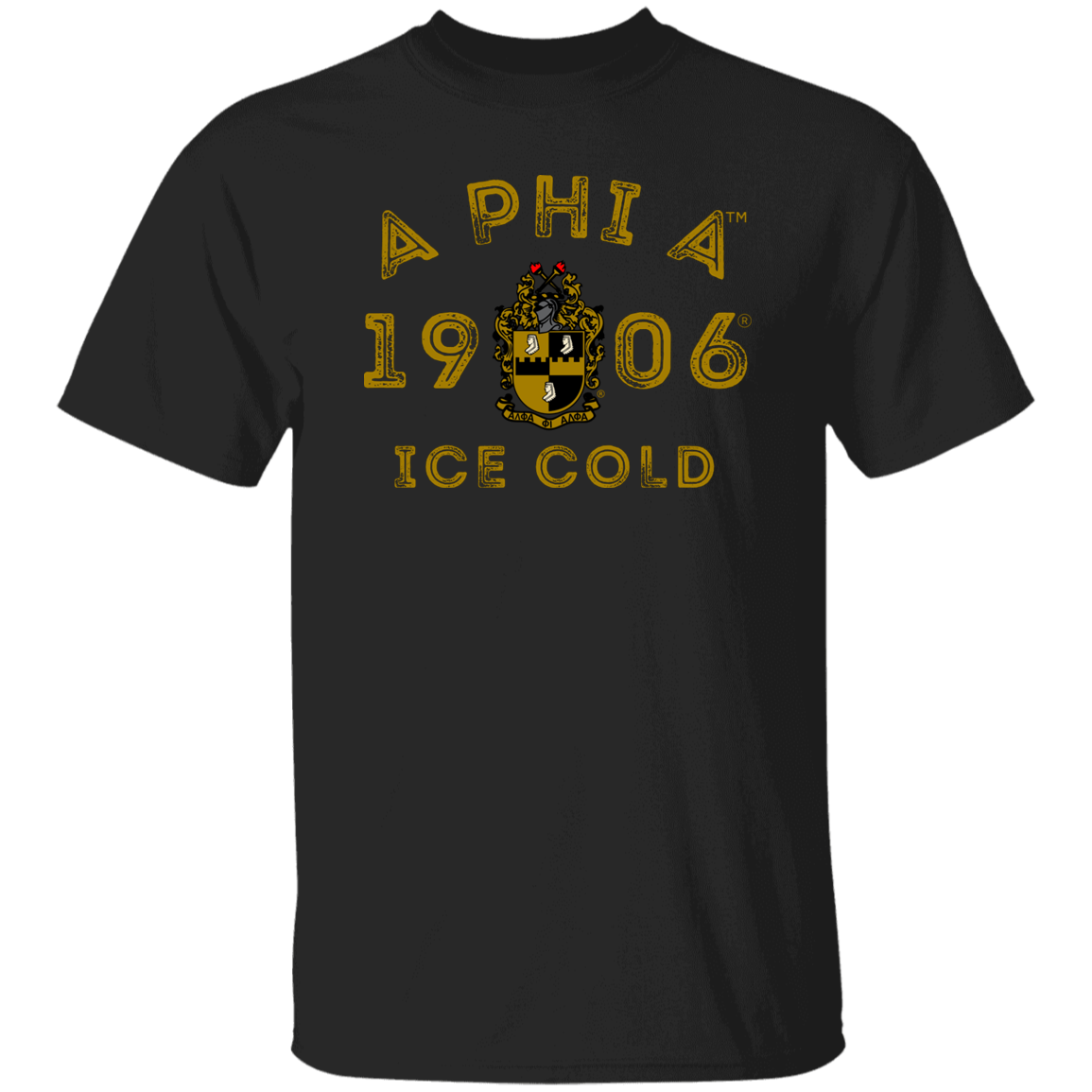 Alpha Phi Alpha Black Ice Collection T-Shirt Ed. 6 - My Greek Letters
