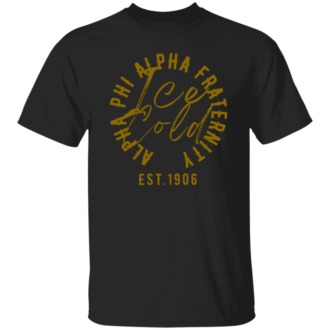 Alpha Phi Alpha Black Ice Collection T-Shirt Ed. 1 - My Greek Letters