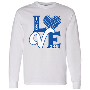 Zeta Phi Beta Sorority LS T-Shirt