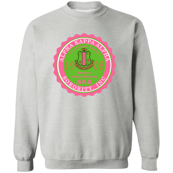 Alpha Kappa Alpha Screen Printed Crewneck Sweatshirt