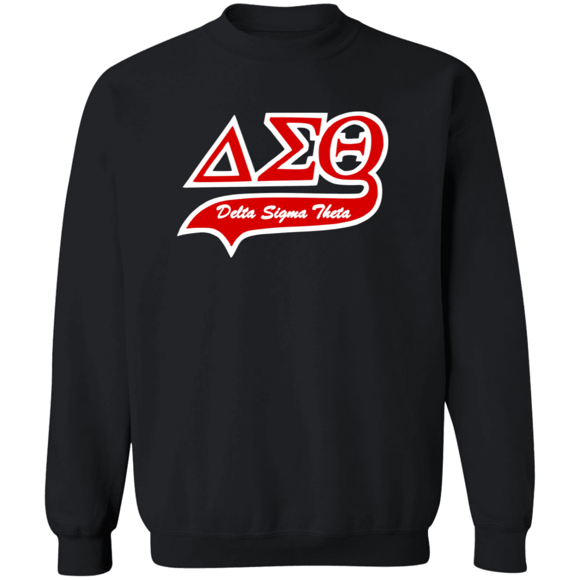 Delta Sigma Theta Sweatshirt Paraphernalia Screen Printed Unisex