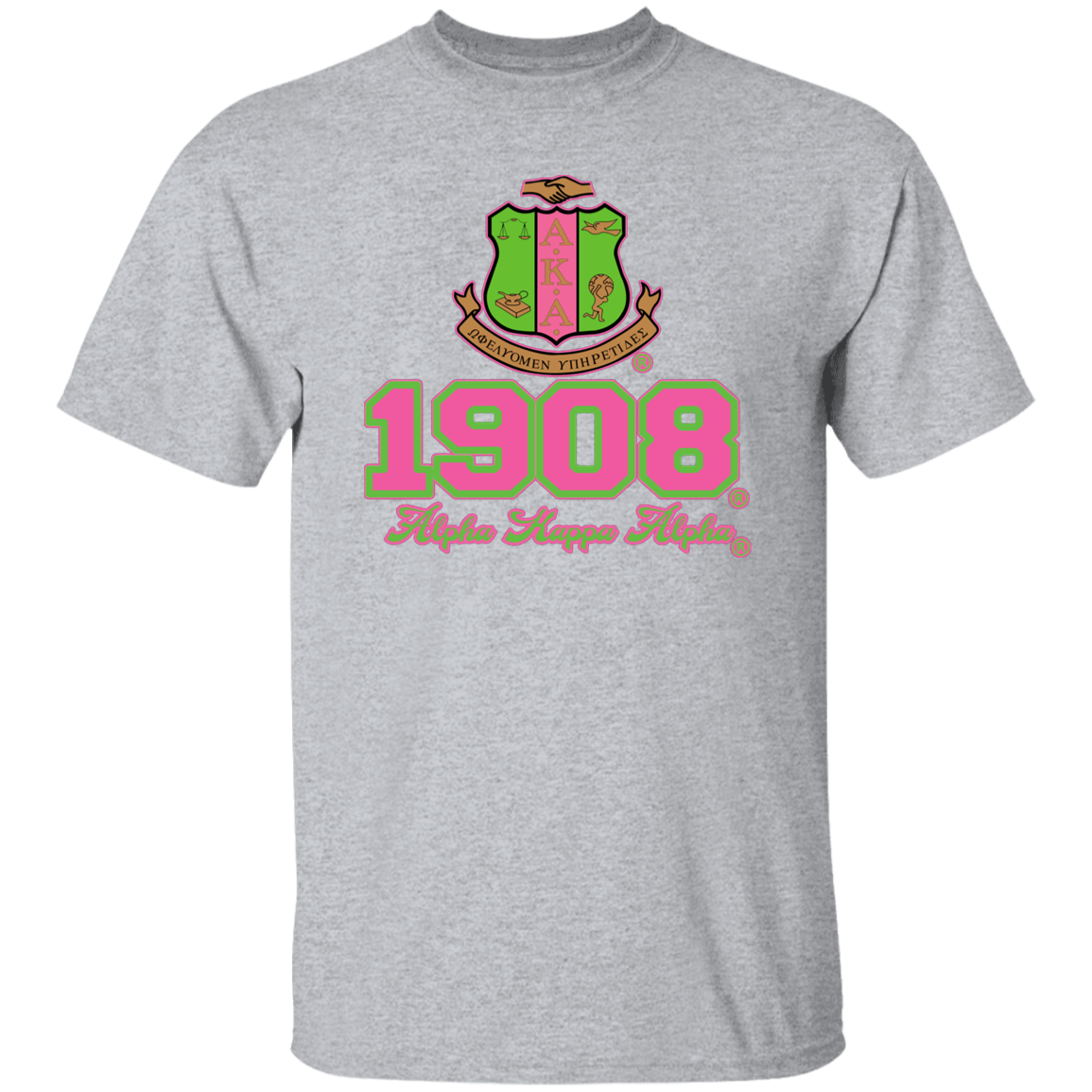 Alpha Kappa Alpha Screen Printed T-Shirt
